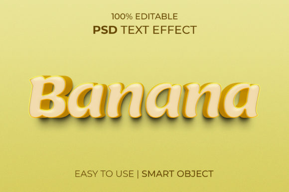 Banana Editable 3D Text Effect: A Game-Changer for Creative Designers