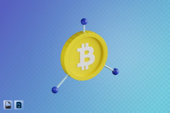 Blockchain 3D Illustration: A Visual Tool for Modern Design and Digital Communication