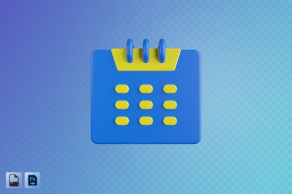 Calender 3D Illustration: A Versatile Visual Tool for Modern Design