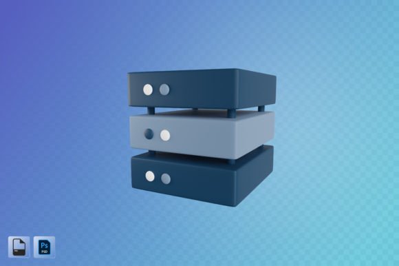 Database 3D Illustration: A Powerful Visual Tool for Modern Design
