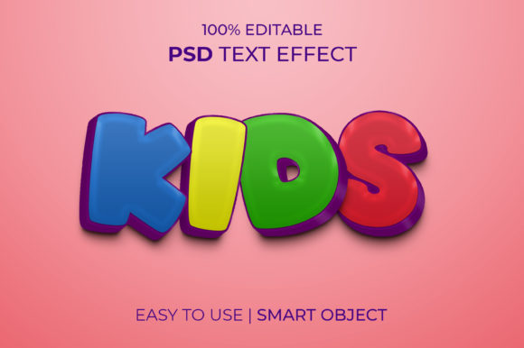 Enhancing Creativity with the KIDS 3D Text Effect: A Must-Have Tool for Modern Designers