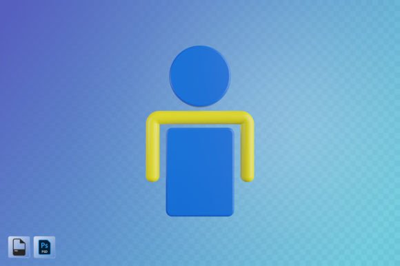 Enhancing Design with Male Avatar 3D Illustration