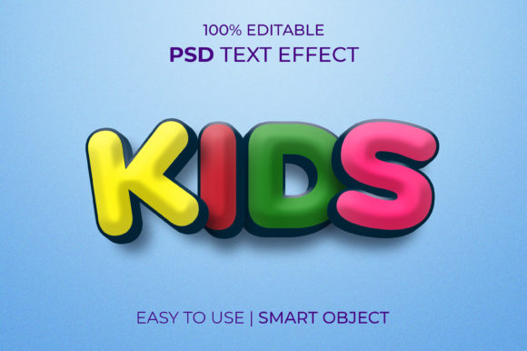 KIDS 3D Text Effect V3: A Game-Changer for Creative Designers