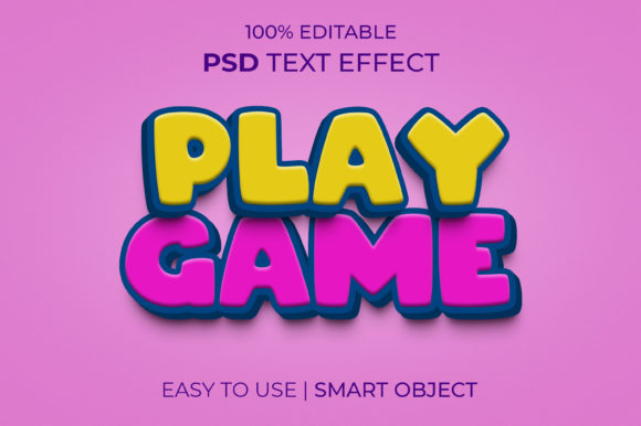 Play Game 3D Text Effect: Boost Your Design Workflow