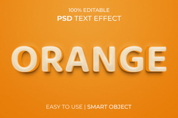 Revolutionizing Digital Design with the Orange Editable 3D Text Effect Style