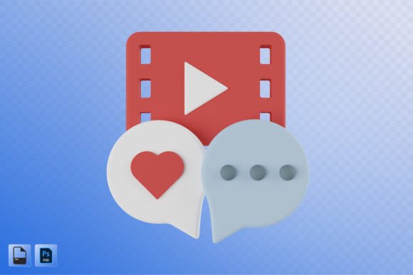 Social Engagement 3D Illustration: Enhancing Visual Communication