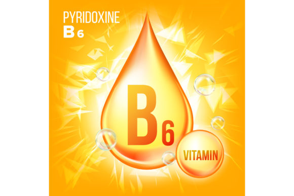 Vitamin B6 Pyridoxine Vector: Strategic Use in Beauty, Cosmetic, and Health Promo Ads Design